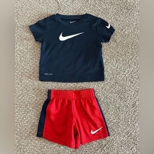 Nike 12 M baby boy outfit top and bottom